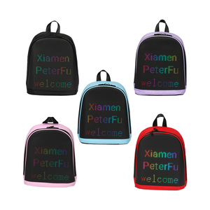 Sac à dos intelligent LOY T7 noir 20L avec écran LED, fermeture éclair, doublure en nylon, pour publicité urbaine, voyage, bureau, unisexe, avec port USB en TPU - Product Image 6