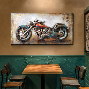 Soggiorno Decor <span class=keywords><strong>moto</strong></span> Vintage Canvas poster Picture Home Decor Racing Interior <span class=keywords><strong>moto</strong></span> abstract vintage artt painting - Product Image 1