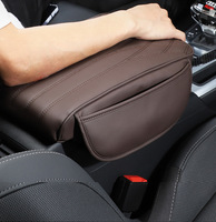 Direct usine : Organisateur de boîte d'accoudoir de voiture en cuir, rehausseur de hauteur et coussin de rangement pour voiture