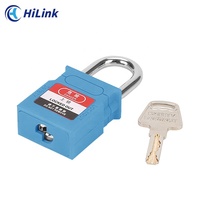 HiLink nouveau Vase forme bleu sécurité verrouillage cadenas 25mm manille en acier avec clé principale serrures en gros conception du corps