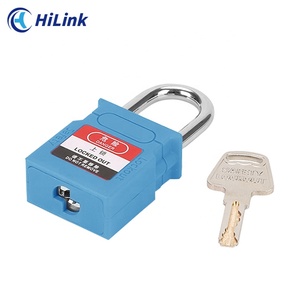 HiLink, nuevo <span class=keywords><strong>candado</strong></span> de bloqueo de seguridad <span class=keywords><strong>azul</strong></span> con forma de jarrón, grillete de acero de 25mm con llave maestra, cerraduras al por mayor, diseño del cuerpo - Product Image 6