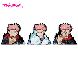 Autocollants 3D en mouvement Anime Jujutsu Kaisen Personnage Geto Suguru Deux modèles interchangeables Étanche Écologique Décoration Voiture Ordinateur Portable Réfrigérateur - Product Image 3