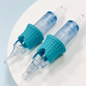 Agujas de Tatuaje Profesionales Desechables de Acero Inoxidable con Membrana Sellada # 08 # 10 # 12 Cartuchos para Líneas Finas y Equipo de Arte Corporal - Product Image 4