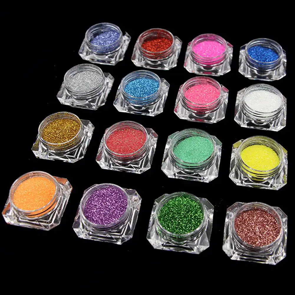IMAGNAIL Hot Sale 20 Colors Shimmer Rainbow Glitters for Eye Body Face Makeup Nail Art Decoration