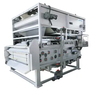 Otomatik SS304 316 çamur arıtma işlemi kalınlaşma susuzlaştırma kayışlı filtre basın ekipmanları üreticileri