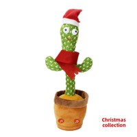 Jouets interactifs pour bébés, cactus dansant et parlant, cadeau amusant pour bébé de 6 à 18 mois, chantant, musical, enregistreur, répétiteur