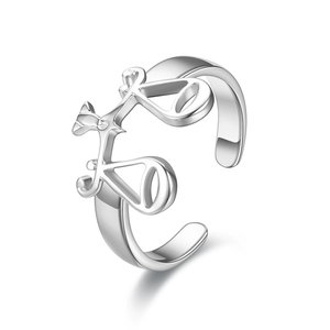 Anillos de Acero Inoxidable a Prueba de Agua, Joyería Antideslustre, Anillo con Signo del Zodiaco de los 12 Horóscopos para Mujeres y Niñas - Product Image 5