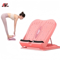 CZFIT SportABS Planche d'étirement portable antidérapante et réglable pour yoga, outil d'étirement des mollets inclinable, masseur musculaire unisexe