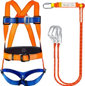 <span class=keywords><strong>Harness</strong></span> Keselamatan Tubuh Penuh Bodi Har Safeti Polyester untuk Industri dengan Pengait Ganda - Product Image 2