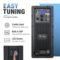 [CN Stock] Sistema de Sonido Profesional Portátil Accuracy Pro Audio AC22TD3 con Entrega Rápida, Altavoz de Columna Activo para Karaoke