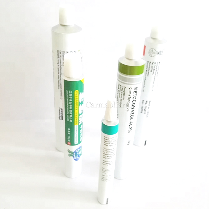 Colorful Pharmaceutical Aluminium Ointment Tubes