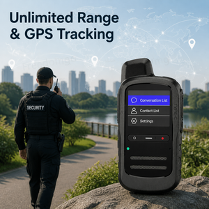 Talkie-walkie portable Freedomgo FM-600 GPS 4G POC avec haut-parleur externe, portée de 5000 km, batterie amovible résistante, carte SIM - Product Image 6