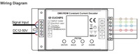 Controlador Decodificador de Corriente Constante para Iluminación LED DMX512 de 4 Canales EUCHIPS, RDM IP20 12/24V, Programable, Carcasa de Aluminio, Garantía de 3 Años