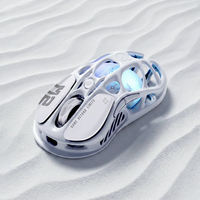 GravaStar Mercury M2 Gaming Mouse Hollowed-out Sci-Fi Aesthetic Wireless Mouse PAW3395 Sensor High Precision for Pro Gamers