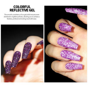 BOZLIN Esmalte de Uñas en Gel, <span class=keywords><strong>28</strong></span> Colores, Colorido, Reflectante, Disco, Diamante, Soak Off - Product Image 4
