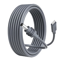 Cable de Alimentación USB-C a CC de 6.6 Pies (2 Metros), 18AWG, Carga Rápida, Mini Cable, Accesorios, 20V 5A, Compatible con PD de 100W+, Aislamiento de PVC Duradero