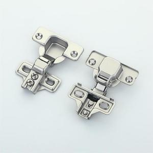 <strong>American</strong> 35mm Nickel Plated Hydraulic Door <strong>Hinges</strong> Short Arm Auto <strong>Hinges</strong> Soft Closing Stainless Steel Furniture Cabinet <strong>Hinge</strong> - Product Image 3