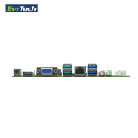 Penjadwal madre OEM H610 chipset Mini Itx papan Lga1700 12 ke-13 Intel I3 I5 I7 I9 DDR4 128G M.2 x86 Motherboard industri