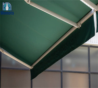Pergola extérieure imperméable en alliage d'aluminium avec voile en acrylique et commande à distance, design moderne et luxueux, anti-UV