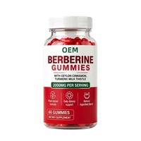 Fabricant OEM – Gommes de berbérine 2000 mg avec cannelle de Ceylan et curcuma pour le soutien du métabolisme