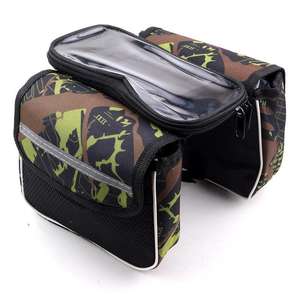 Sacoche avant de VTT 2L étanche avec poche pour téléphone tactile, sacoche de cadre de vélo, sacoche de tube supérieur, sacoche de selle - Product Image 1