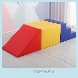 Equipo de Entrenamiento para Parque <span class=keywords><strong>Infantil</strong></span> Interior para Niños Pequeños, Bloques Blandos para Escalar y Deslizar, Diversión Interactiva para Parques de Atracciones - Product Image 6