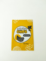 Emballage en plastique pour chips de pommes de terre et de bananes de qualité alimentaire avec impression personnalisée, sachet refermable