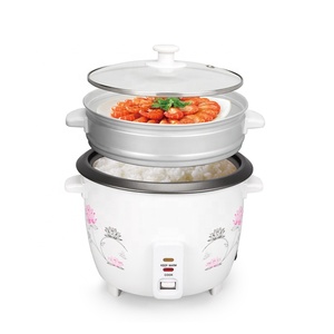 Olla Arrocera Eléctrica <span class=keywords><strong>de</strong></span> 1.8L con Tapa <span class=keywords><strong>de</strong></span> Vidrio Visible o Tapa <span class=keywords><strong>de</strong></span> Acero Inoxidable, Olla Arrocera con Vaporera <span class=keywords><strong>de</strong></span> <span class=keywords><strong>Aluminio</strong></span>, Directo <span class=keywords><strong>de</strong></span> Fábrica - Product Image 2