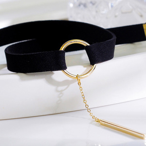 Kalung Tali Hitam Gaya Korea Perhiasan Serbaguna Wanita - Product Image 3