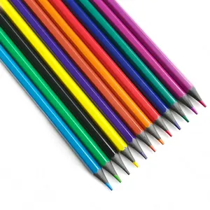 EN-71 12 Long recycled plastic color pencil