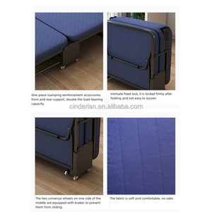 <span class=keywords><strong>Lit</strong></span> simple de grande taille portable et pliable pour adultes convertible et <span class=keywords><strong>extensible</strong></span> pour l'appartement scolaire ou l'entrepôt - Product Image 5