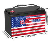 Stock UE/USA – Batterie LiFePO4 12V 100Ah 600Ah, Pack de batteries lithium-ion 12V 24V 52V 200Ah 300Ah pour stockage d'énergie domestique portable