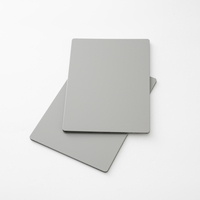 Panneau composite en aluminium brillant 4 mm 1220x2440 mm, revêtement FEVE, blanc nacré, panneau ACM pour façades de bâtiments commerciaux