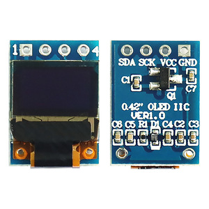Module d'affichage OLED bleu JYC 0,42 pouces 4 broches SSD1315 72x40 Écran OLED monochrome 4 broches Interface I2C L1057 - Product Image 1