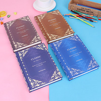 Carnet de notes au design vintage, impression personnalisée du logo OEM, agenda classique A5 à couverture rigide, impression de carnet de notes pour étudiants, vente en gros