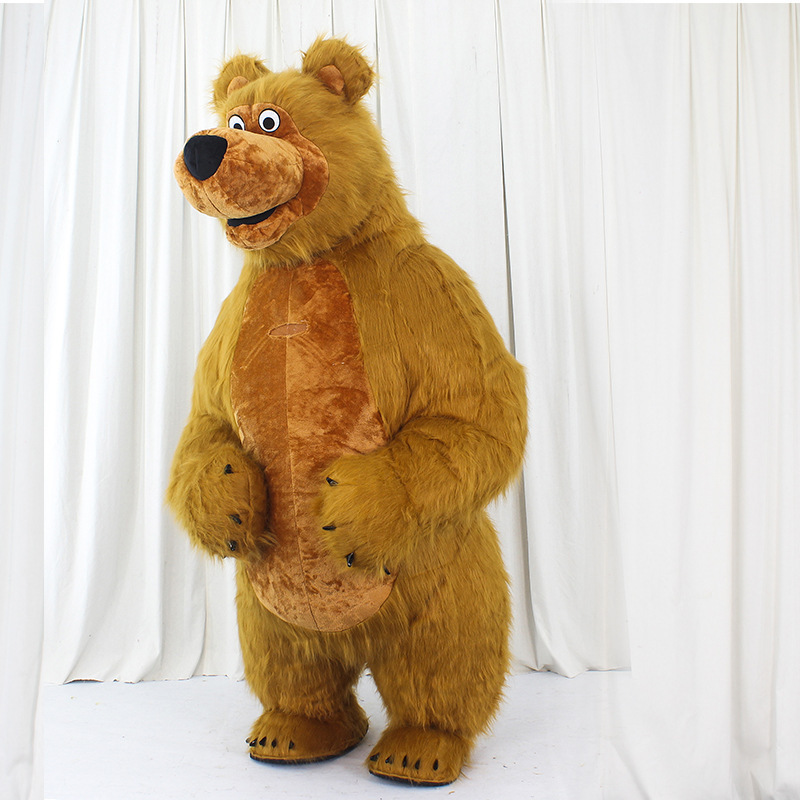 Orso Masha vecchio stile marrone chiaro