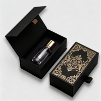 Coffret cadeau magnétique pour parfum, flacon de parfum miniature vide de luxe personnalisé, ensemble d'emballage en papier, coffret cadeau