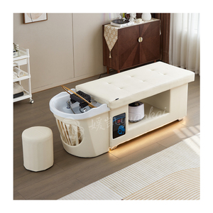 Yuankai Modernes Design Holz Spa Massagetisch LED Shampoo Bett für Schönheitssalon Schlafzimmer Wohnzimmer und Badezimmer - Product Image 3