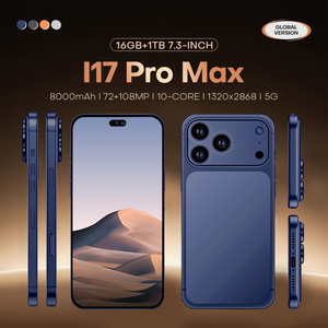 Teléfono Inteligente Multilingüe I17 Pro Max Nuevo <span class=keywords><strong>5G</strong></span> LTE Octa Core CDMA con 1TB de Almacenamiento, Cámara Ultra de 108MP, Pantalla OLED FHD, Android 15 y Baterí<span class=keywords><strong>a</strong></span> de 8000mAh - Product Image 4