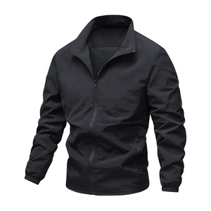 Logo personalizzato autunno Nylon abbigliamento da lavoro escursionismo traspirante antivento impermeabile esterno Softshell <span class=keywords><strong>senza</strong></span> <span class=keywords><strong>cappuccio</strong></span> giacche da <span class=keywords><strong>uomo</strong></span> - Product Image 6