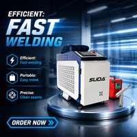 Machine de soudage au laser à fibre de 1500 W, type portatif, pour les pièces aérospatiales et électroniques