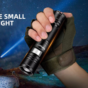 OEM chất lượng cao hợp kim nhôm dẫn ngọn đuốc điện cao di động có thể sạc lại cắm trại dẫn EDC đèn pin với điều chỉnh focus - Product Image 1