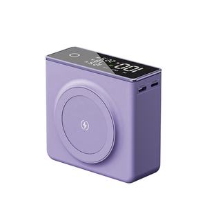 HSONE 2023 Batterie Li-Polymère à Charge Rapide Magnétique 2-en-1 20W Ultra Fine Portable 20000mAh Mini Banque d'Alimentation Sans Fil - Product Image 1