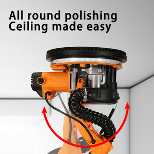 Machine à poncer les murs, ponceuse murale, <span class=keywords><strong>aspirateur</strong></span>, machine à poncer les murs à double lampe et longue perche - Product Image 4
