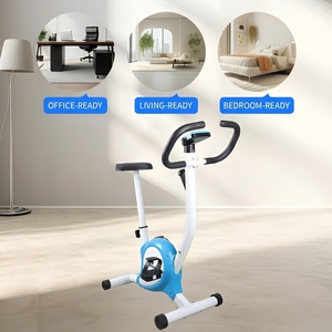 Vélo de fitness silencieux à transmission par courroie, vélo d'appartement pour entraînement cardio à domicile avec siège réglable - Product Image 4