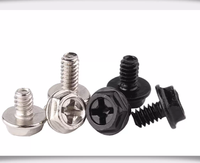 Sekrup Kepala Pan, Sekrup Torx, Grade 4.8, 8.8, 10.9, 12.9, Baja Galvanis, Pelapis Nikel, Baut Flens Kepala Hex DIN6921