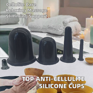 Bộ dụng cụ châm cứu trị liệu bằng cốc silicon y tế bán buôn, dùng cho spa chuyên nghiệp và sử dụng tại nhà, hỗ trợ giảm cellulite, massage. - Product Image 2