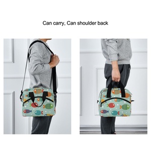 Customs Printed Portable Large Oxford Insulated Tote Bag Thermal Lunch Cooler Bag for Adults for Food Picnic - Product Image 6