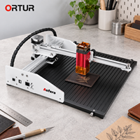 Machine de gravure et de découpe laser portable CNC Ortur DIY, mini-graveur de bois, graveur laser AL1, 5 000 mm/min, 5 W