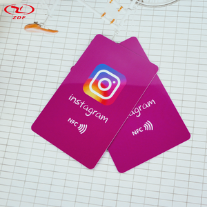 <span class=keywords><strong>Carte</strong></span> téléphonique RFID NFC personnalisée avec logo imprimé, lecture rapide, pour hôtels, paiements et partage sur les réseaux sociaux - Product Image 6